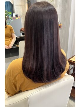 ジュエル(Jewel) ロングスタイル、髪質改善縮毛矯正、カラー