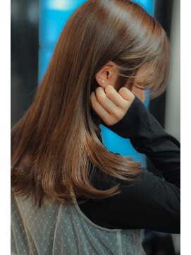 エマ 浦上駅前店(EMMA) ナチュラルブラウン 髪質改善カラー