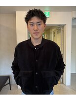 アンフェインド02(UNFEIGNED 02) MEN’S HAIR/ルーズショート/ピンパーマ/名古屋伏見
