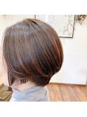 スッキリショートボブヘア