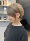 ハイトーンショートショートボブ/くびれショート　【福岡聖容】