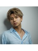 フェザーショート　フェザーパーマ　ハイトーン　鹿児島メンズ
