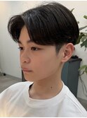 刈り上げセンターパート/波巻きツイストスパイラル/Ryoka