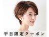 平日限定☆繰り返す白髪染め対策☆ツヤ髪ケア+リタッチカラー¥9900