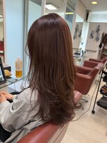 ダリー 円山店(Dali)&nbsp;バッサリ切る前に楽しむハッシュレイヤー×艶見せ暖色カラー