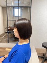 ソーエン バイ ヘッドライト 横須賀中央(soen by HEADLIGHT)&nbsp;乾かすだけでまとまる！上品コンパクトボブ［20代30代40代50代］