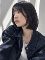 ユイマァル 岡山(YUIMARL)&nbsp;岡山20代30代★髪質改善★レイヤーショートボブ★顔周りレイヤー