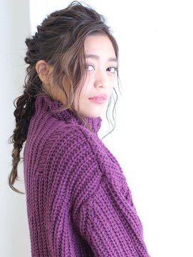 ヘアリゾート ラグーン(hair+resort lagoon) ☆クリスマスヘアアレンジ☆アンニュイな編みおろしアレンジ