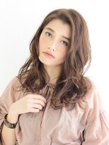 アース 藤沢店(HAIR&MAKE EARTH) かきあげバング×ニュアンスパーマ【EARTH藤沢】