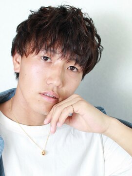 ミリュウ(Milieu) メンズ ソフトツーブロック フェザーマッシュ