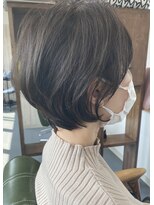 シュクルヘアー(Sucre Hair)&nbsp;くすみグレージュ＊丸みショート
