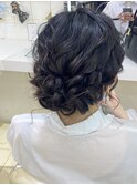 華やかアップスタイル