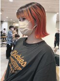 【PAAQ田中】オレンジボブ×顔周りレイヤー