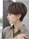 前髪あり大人ショート20代30代40代【AIN.表参道】川原大地