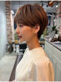 大人かわいい小顔ショートボブショートヘア20代30代40代表参道