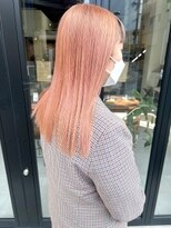 ヘアー アイス ルーチェ(HAIR ICI LUCE) ピンクオレンジカラー/城倉