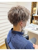 MEN'S HAIR ツイスト×センターパート