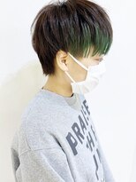 モリオ フロム ロンドン 成増店&nbsp;【morio成増/玉井】マッシュショート　グリーン　インナー