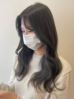 ネオリーブシェリエ 浅草店(Neolive cherie) 韓国ヘア×ダークブラウン【浅草/ 韓国ヘア/くびれヘア】