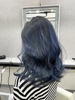 ジゼル 博多筑紫口店(GiseL)&nbsp;ブルーバレイヤージュ【博多駅筑紫口】@halu_the_world