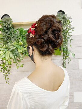 ロカット サロン(Roquat Salon) 着物に合う大人高めアップアレンジ【卒業式袴/立川/立川/立川】