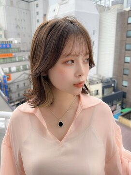 シーシンジュク 新宿南口(Sea shinjuku) 大人ガーリー×ブリーチなし◎前髪/顔周り×韓国ロング[新宿]