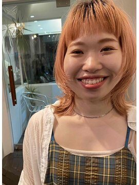 バローチェ 大阪 堀江(Barouche) 【Barouche/中島綾子】　オレンジカラー　ウルフ　堀江