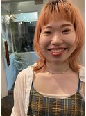 【Barouche/中島綾子】 オレンジカラー ウルフ 堀江