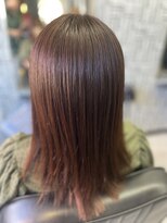 アローズ 久留米店(arose)&nbsp;耳かけ大人かわいいモーヴカラー艶カラー30代40代50代