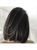 大人女子 黒髪アッシュ◎30代40代50代