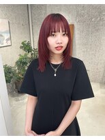 クレヘアー(CLE' HAIR) フェイスレイヤー　カシスレッド