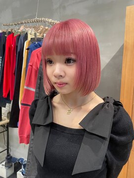 ウェウェ(wewe) ブリーチカラー/ピンク/ボブ