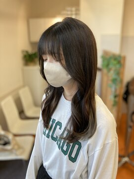 ウィズ(Hair Cut Wiz) 韓国風レイヤー☆グラデーションベージュ　高橋