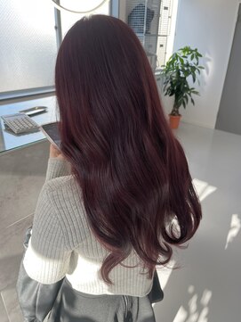 シーン(scene) ブリーチ無しチェリーブラウン