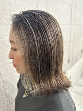 エメヘアデザイン ルイス(Aimer Hair Design Lewis) ハイライト/白髪ぼかし/弘前市