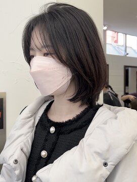 ビュー フクオカ(VIEW FUKUOKA) モードに大人可愛いダークアッシュイメチェンショートボブ