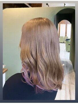 ヘアスペース ロン バイ シュシュ(HAIR SPACE Le rond by chou chou) 【Le rond】ダブルイルミナカラー×インナーカラー