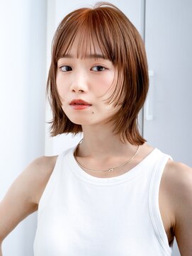 レノラ 本町(LENORA) 20代30代大人かわいいナチュラル暗髪エアーストレートヘア
