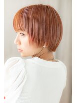 モッズヘア 越谷(mod's hair) 透明感カラーピンクベージュ小顔丸みショートZ越谷10代20代30代
