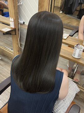 ナンバー アンフィール 渋谷(N° anfeel) 艶髪×オリーブブラウン