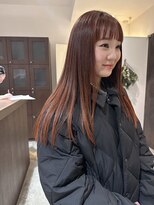 ドレープ(Dreap) 【akari】ブリーチなしオレンジヘアー