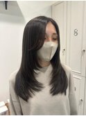 レイヤーカット/オリーブアッシュ/髪質改善
