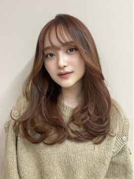 ルル 表参道(lulu.) 黒髪/ボブウルフ/ネビージュ/小顔/ワンレン