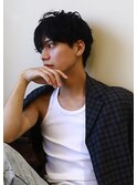 仙台/髪質改善/黒髪☆ウルフマッシュ☆フェザーパーマb