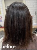 高濃度水素ケアカラー＋オーダーメイド髪質改善トリートメント