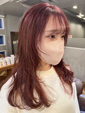 ハレトケ(HALEtoKE) ピンク　ぴんく　ブリーチ無し