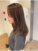 ◎韓国ヘアー顔周りレイヤーおくれミディアム毛前髪名古屋/名駅