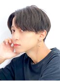 センターパートニュアンスパーマ韓国カルマパーマコンマヘア