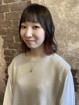 マギーヘア(magiy hair) magiyhair/下北沢/kana/インナーオレンジ