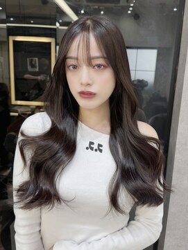 ロンドアヴァントゥス 池袋(Lond aventus) ミニウルフレイヤーカット顔周りカット前髪カット韓国ロング池袋